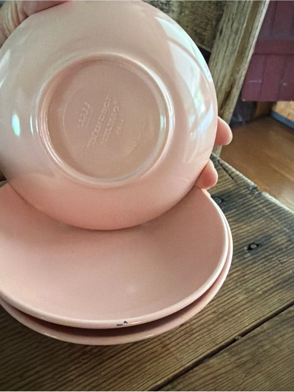 Windsor Melmac Vintage Pink Bowl set of 4